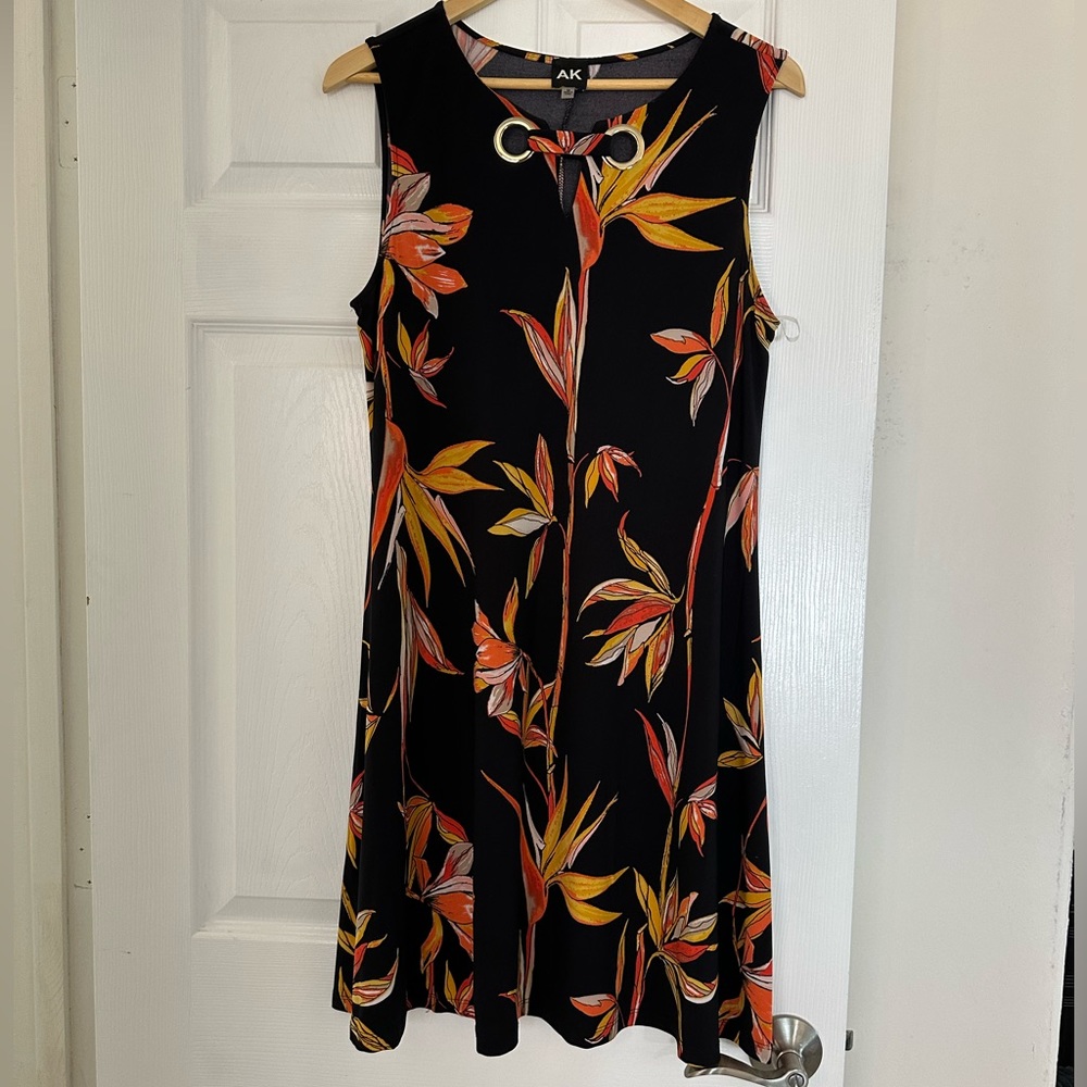 Anne Klein bird of paradise dress NWT sz M